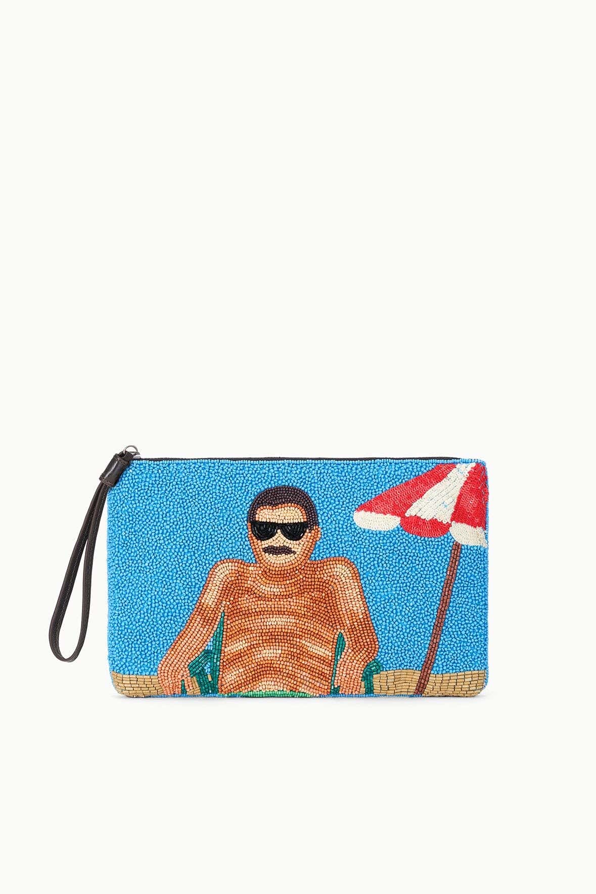 TOMMY BEADED LARGE POUCH | SUNDAZE